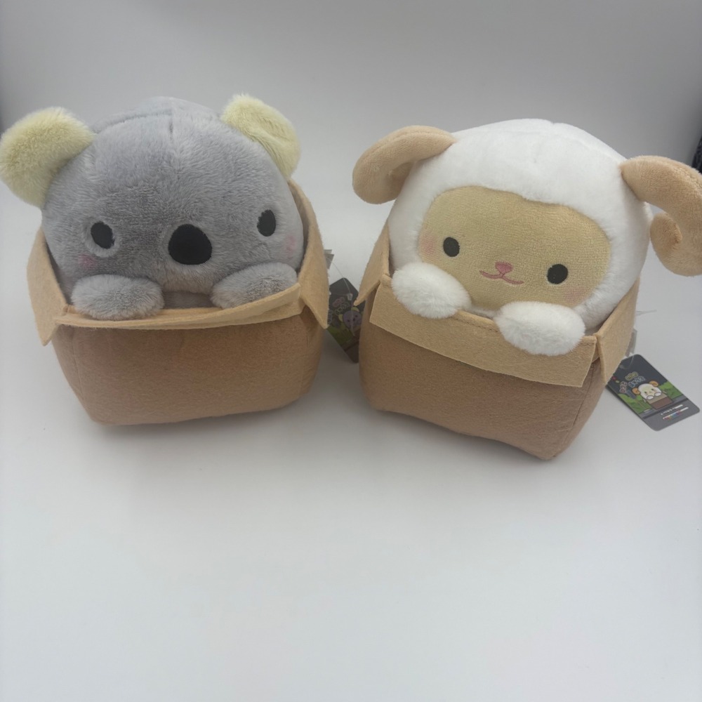 NWT Takashoji Plush Set Koala and Sheep In Box Kawaii